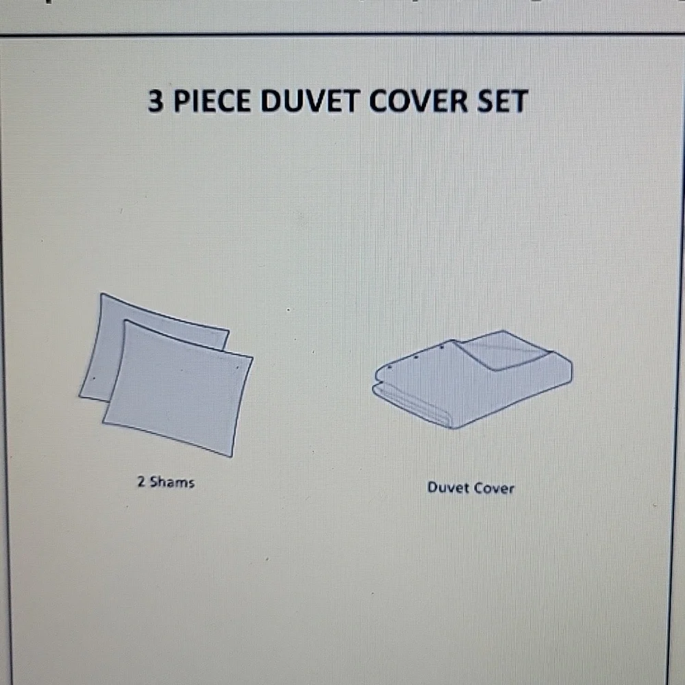 INK+IVY AQUA GRAY WHITE GEOMETRIC ALPINE DUVET COVER SET FULL/QUEEN 88X92